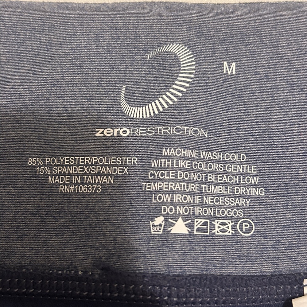 Zero Restriction Blue and Gray Skort - Picture 4 of 6
